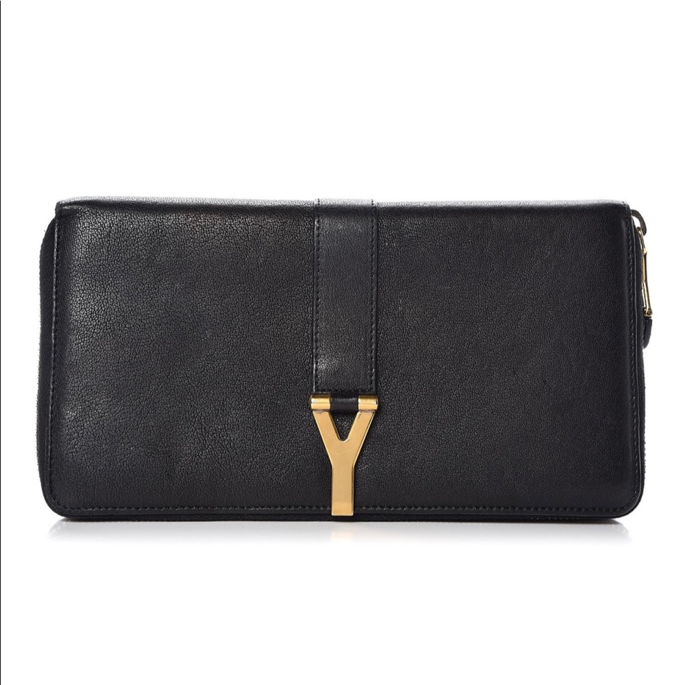Authentic Saint Laurent Calfskin Classic Y Ligne